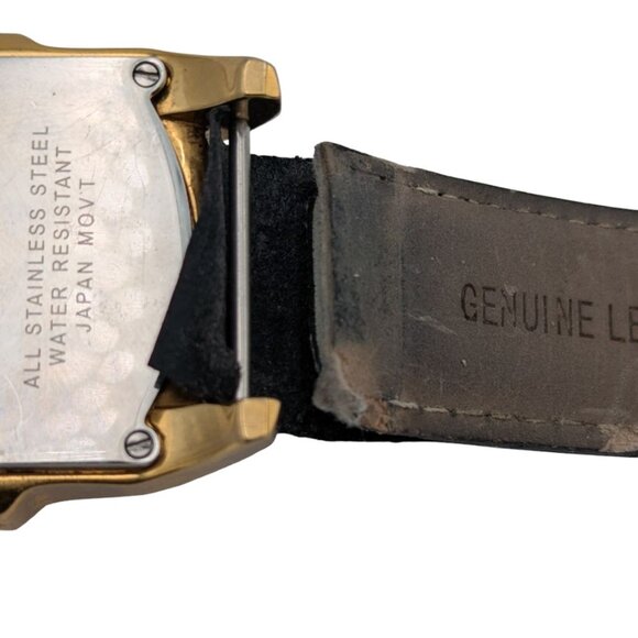 Techno Com by KC Mens Watch Chronograph Dial Bubble Needs Battery Damaged Strap - Picture 5 of 7